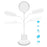 Lamp Rechargeable Plug-in Bedroom Bedside Lamp